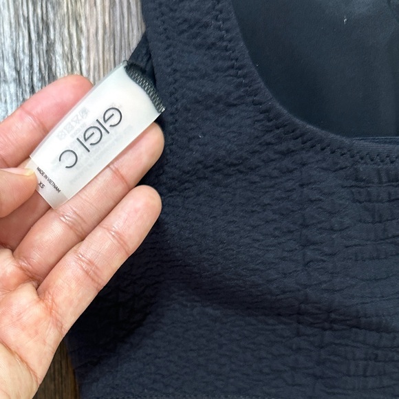 Gigi C Sports Bra Devon Top textured faux snake size XS - Picture 5 of 8